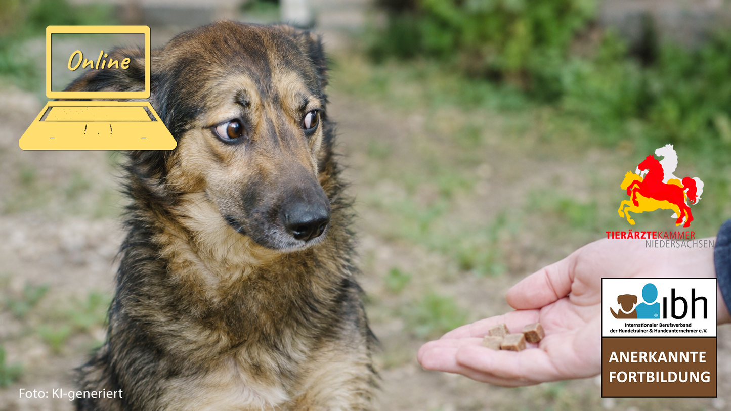 25.11.2026 Webinar "Was tun, wenn ein (Angst-)Hund nicht für Futter arbeitet"